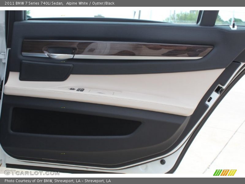 Alpine White / Oyster/Black 2011 BMW 7 Series 740Li Sedan