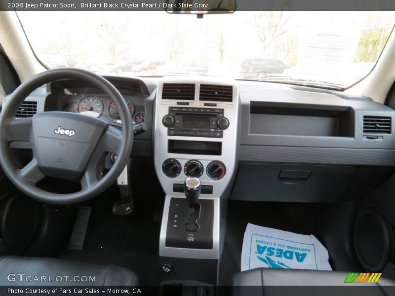 Brilliant Black Crystal Pearl / Dark Slate Gray 2008 Jeep Patriot Sport