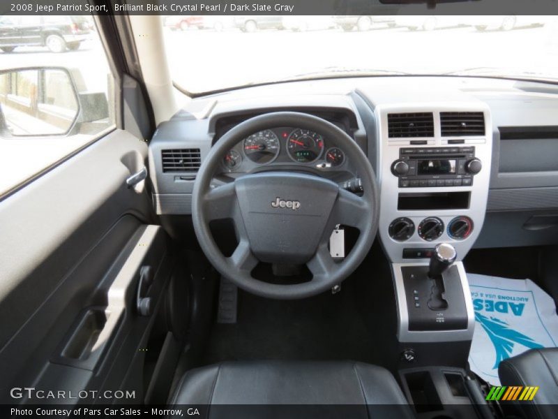 Brilliant Black Crystal Pearl / Dark Slate Gray 2008 Jeep Patriot Sport
