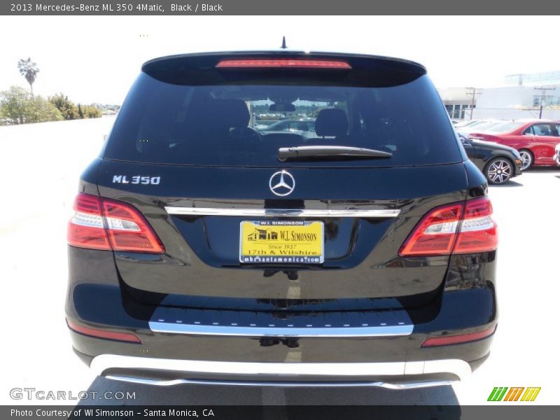Black / Black 2013 Mercedes-Benz ML 350 4Matic