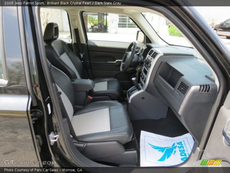 Brilliant Black Crystal Pearl / Dark Slate Gray 2008 Jeep Patriot Sport