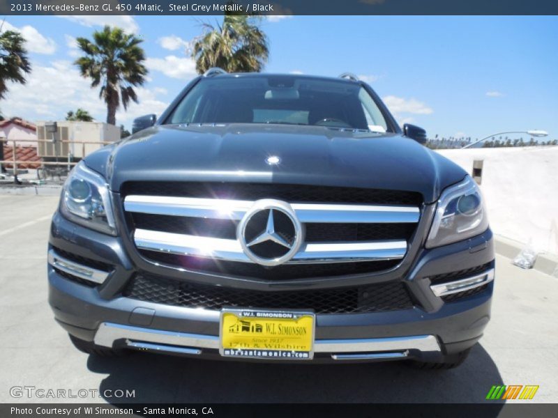 Steel Grey Metallic / Black 2013 Mercedes-Benz GL 450 4Matic