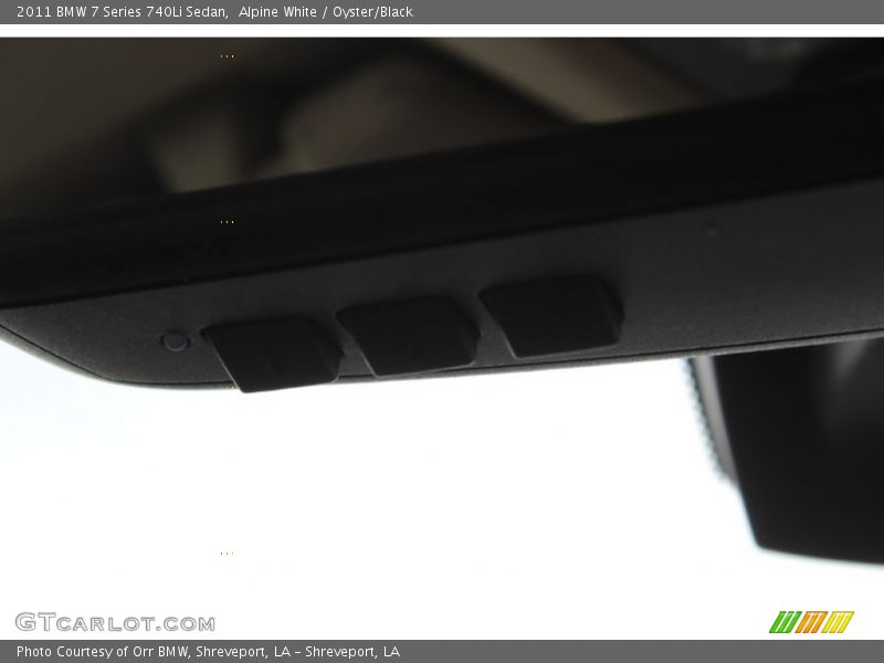 Alpine White / Oyster/Black 2011 BMW 7 Series 740Li Sedan
