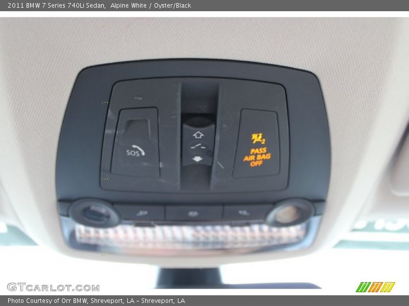 Alpine White / Oyster/Black 2011 BMW 7 Series 740Li Sedan