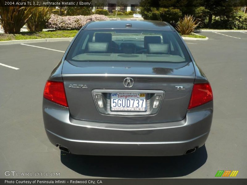 Anthracite Metallic / Ebony 2004 Acura TL 3.2