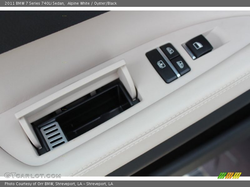 Alpine White / Oyster/Black 2011 BMW 7 Series 740Li Sedan