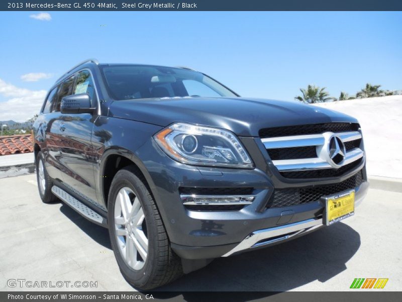 Steel Grey Metallic / Black 2013 Mercedes-Benz GL 450 4Matic