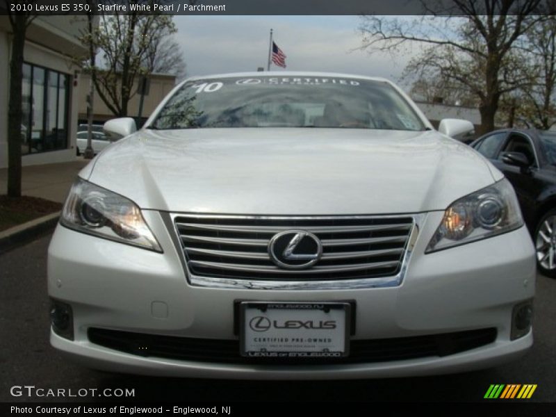 Starfire White Pearl / Parchment 2010 Lexus ES 350