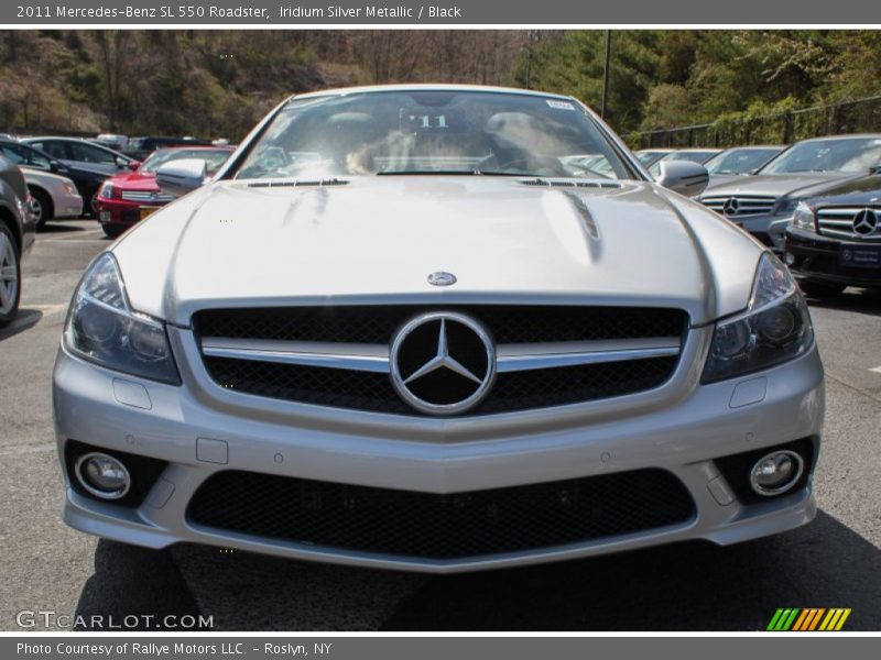 Iridium Silver Metallic / Black 2011 Mercedes-Benz SL 550 Roadster
