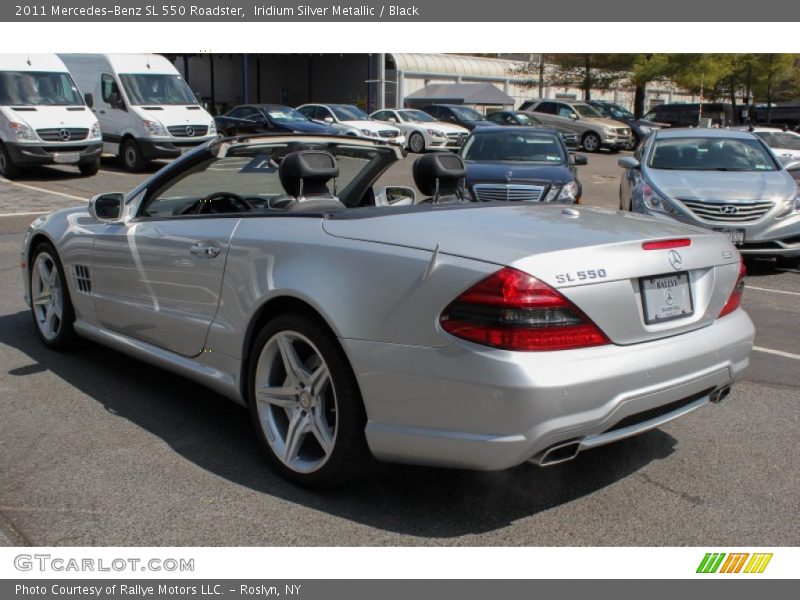 Iridium Silver Metallic / Black 2011 Mercedes-Benz SL 550 Roadster