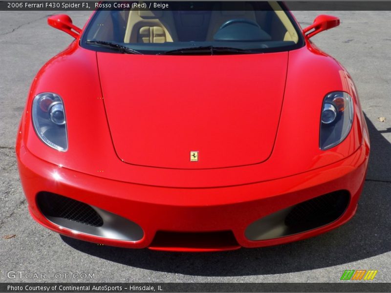 Rosso Corsa (Red) / Beige 2006 Ferrari F430 Spider F1