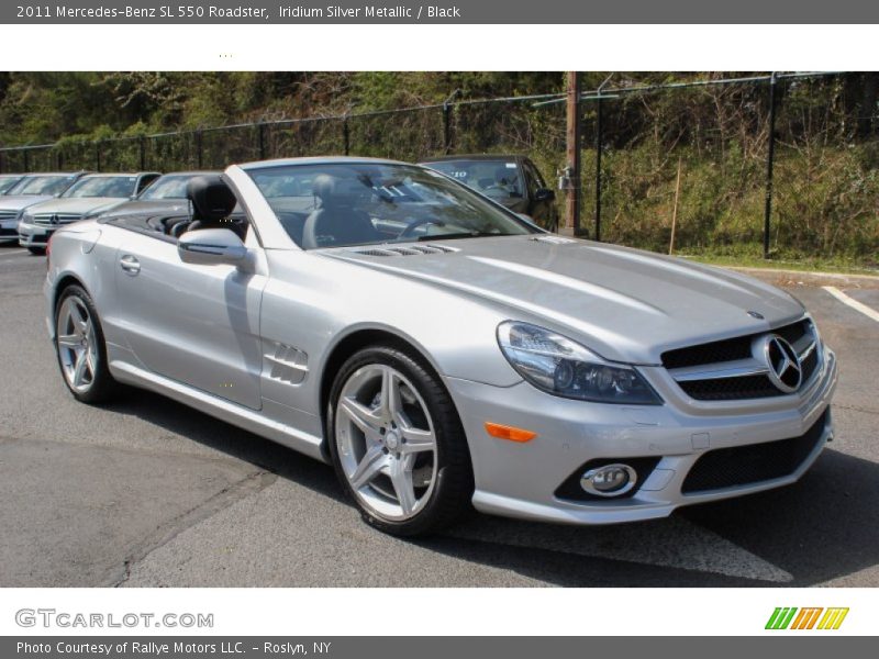 Iridium Silver Metallic / Black 2011 Mercedes-Benz SL 550 Roadster