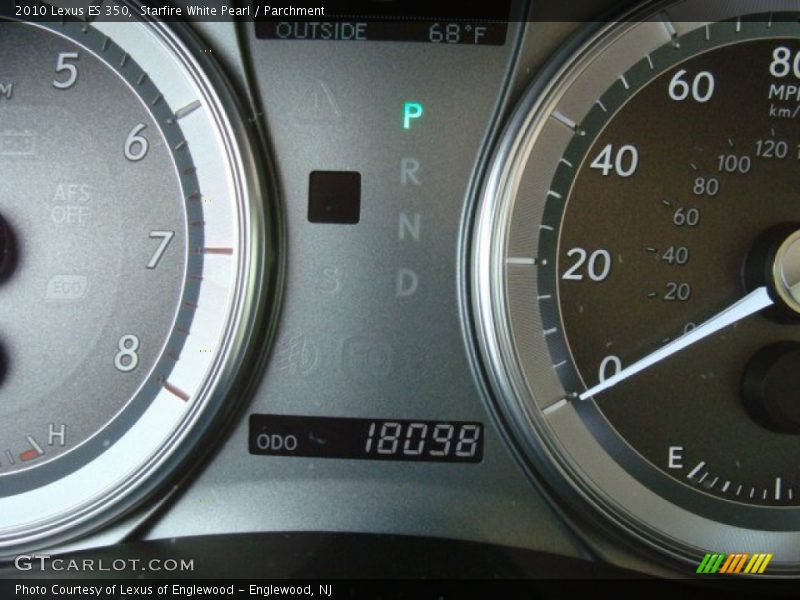 Starfire White Pearl / Parchment 2010 Lexus ES 350