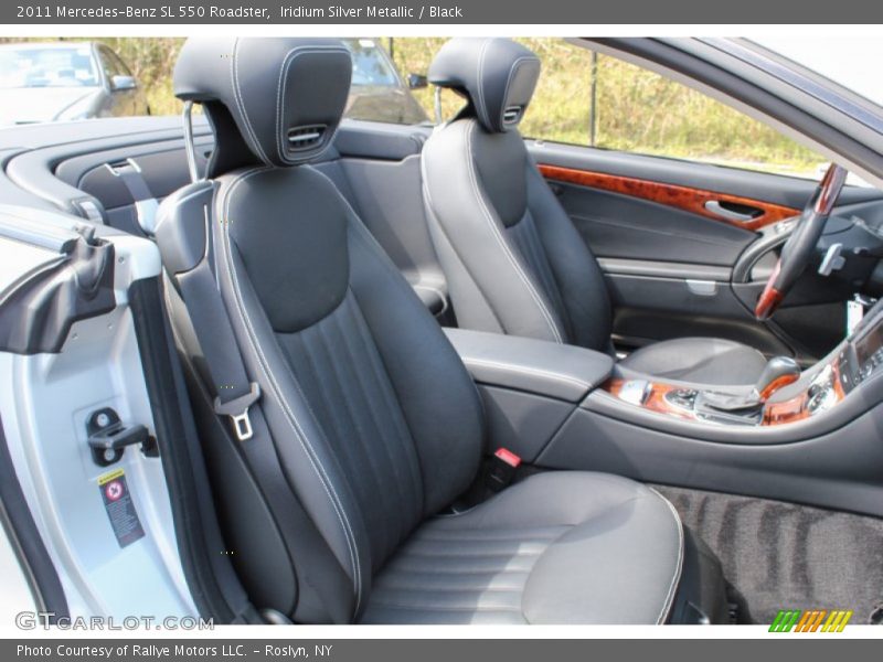 Iridium Silver Metallic / Black 2011 Mercedes-Benz SL 550 Roadster