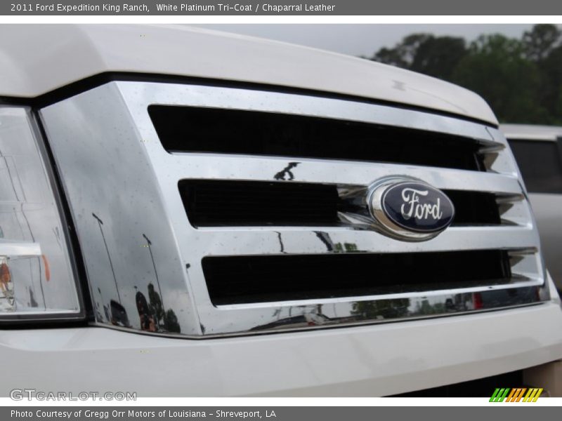 White Platinum Tri-Coat / Chaparral Leather 2011 Ford Expedition King Ranch