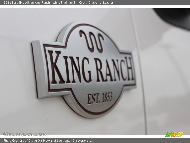 White Platinum Tri-Coat / Chaparral Leather 2011 Ford Expedition King Ranch