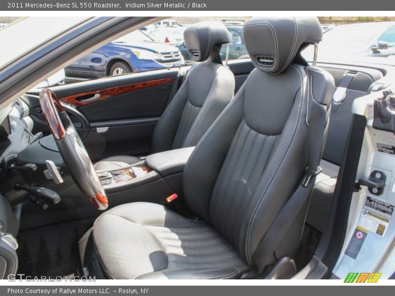 Iridium Silver Metallic / Black 2011 Mercedes-Benz SL 550 Roadster