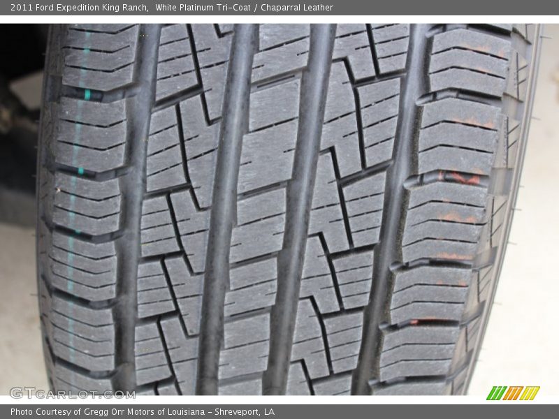 White Platinum Tri-Coat / Chaparral Leather 2011 Ford Expedition King Ranch