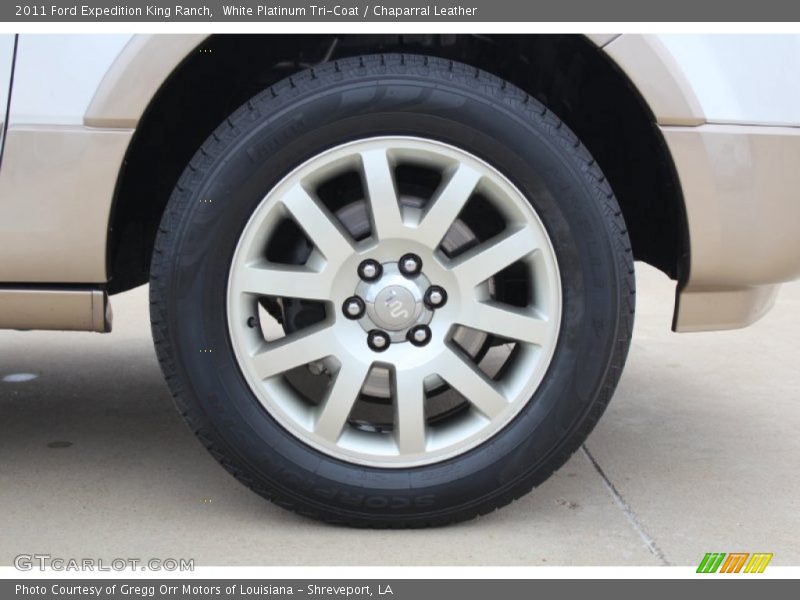White Platinum Tri-Coat / Chaparral Leather 2011 Ford Expedition King Ranch