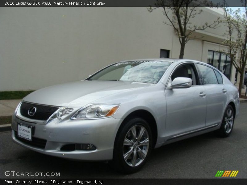 Mercury Metallic / Light Gray 2010 Lexus GS 350 AWD