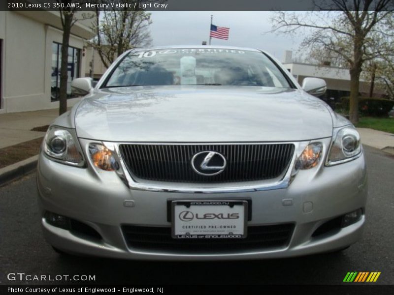 Mercury Metallic / Light Gray 2010 Lexus GS 350 AWD