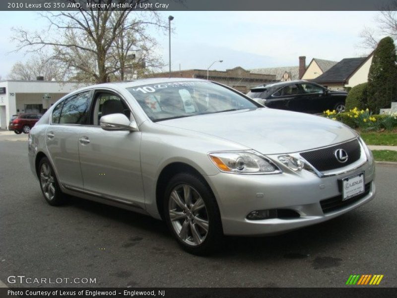 Mercury Metallic / Light Gray 2010 Lexus GS 350 AWD