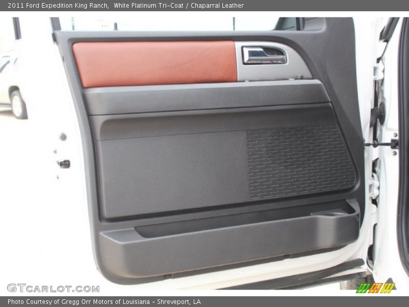 White Platinum Tri-Coat / Chaparral Leather 2011 Ford Expedition King Ranch