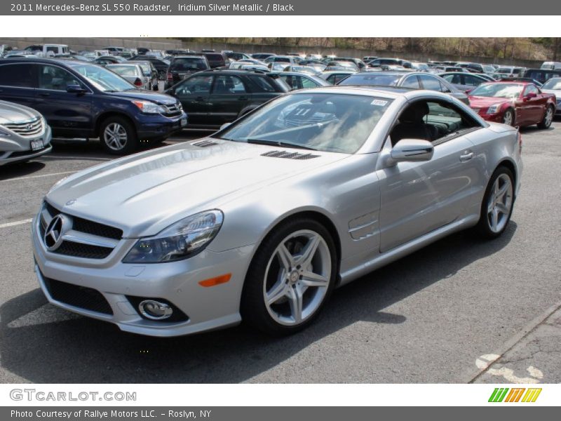 Iridium Silver Metallic / Black 2011 Mercedes-Benz SL 550 Roadster