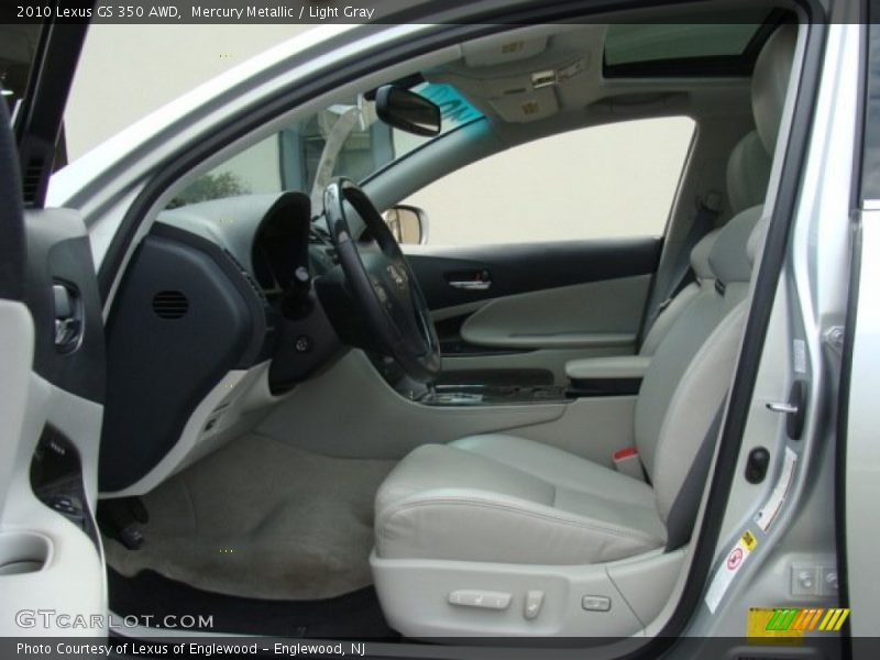 Mercury Metallic / Light Gray 2010 Lexus GS 350 AWD