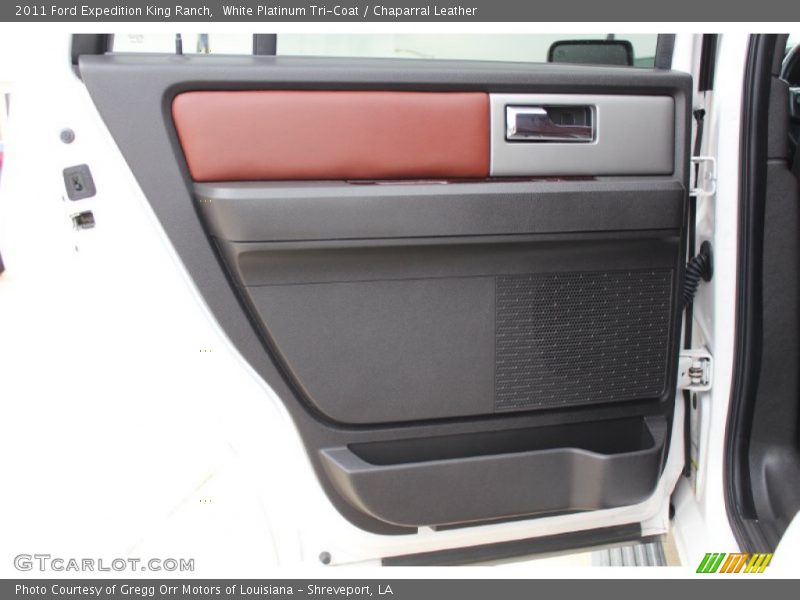 White Platinum Tri-Coat / Chaparral Leather 2011 Ford Expedition King Ranch