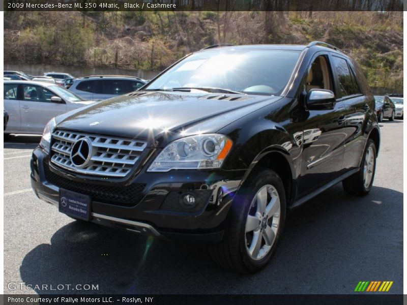 Black / Cashmere 2009 Mercedes-Benz ML 350 4Matic