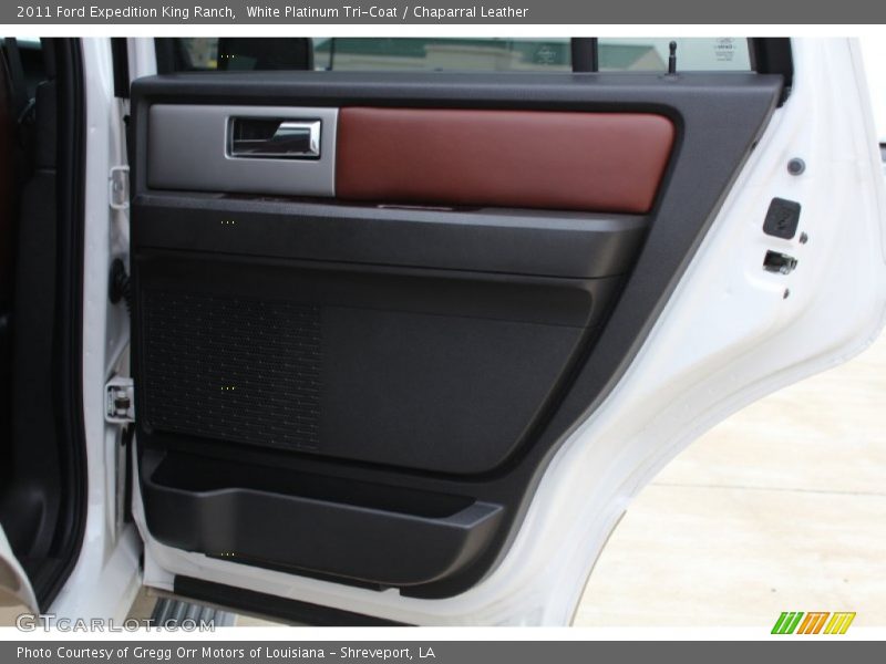 White Platinum Tri-Coat / Chaparral Leather 2011 Ford Expedition King Ranch