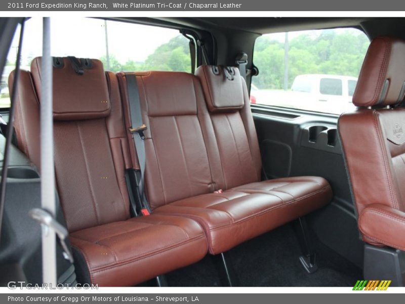 White Platinum Tri-Coat / Chaparral Leather 2011 Ford Expedition King Ranch
