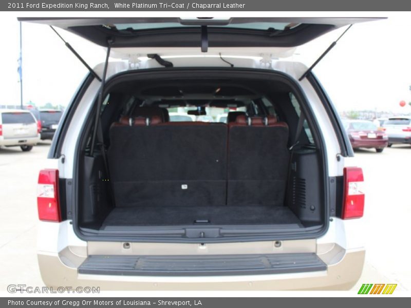 White Platinum Tri-Coat / Chaparral Leather 2011 Ford Expedition King Ranch