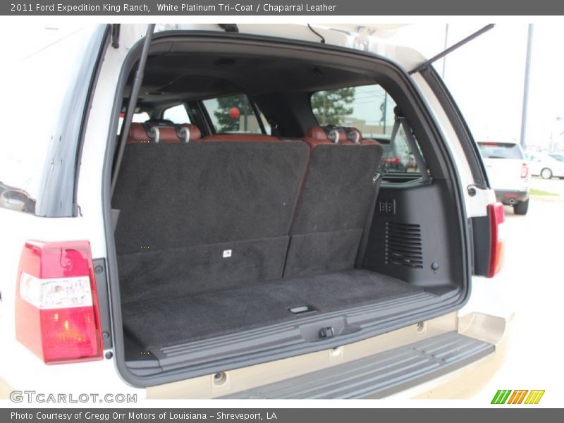 White Platinum Tri-Coat / Chaparral Leather 2011 Ford Expedition King Ranch