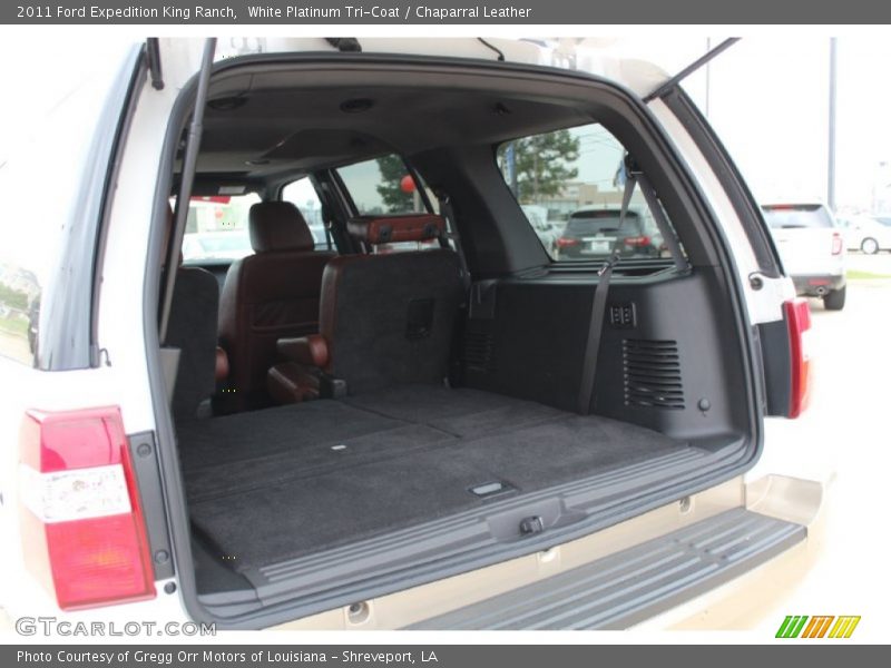 White Platinum Tri-Coat / Chaparral Leather 2011 Ford Expedition King Ranch