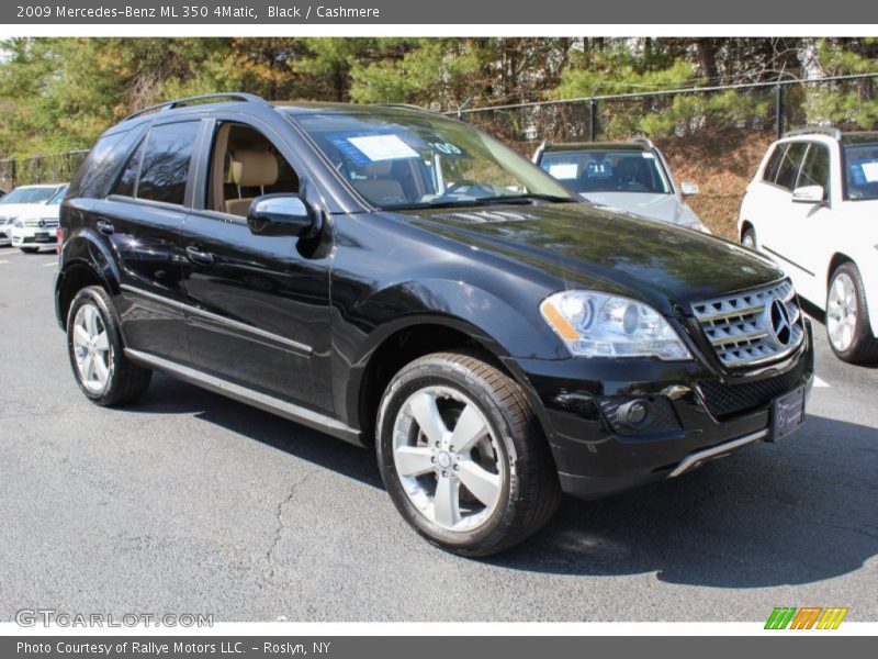 Black / Cashmere 2009 Mercedes-Benz ML 350 4Matic