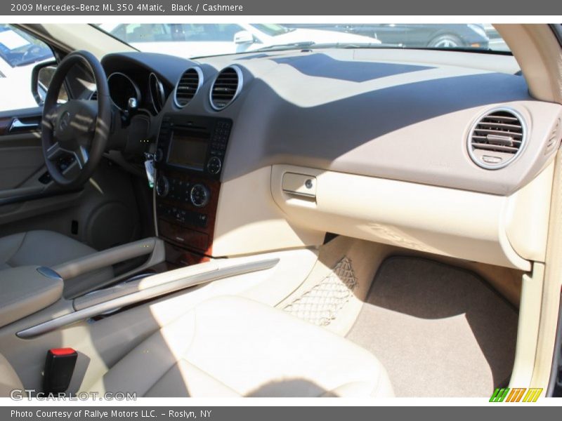 Black / Cashmere 2009 Mercedes-Benz ML 350 4Matic