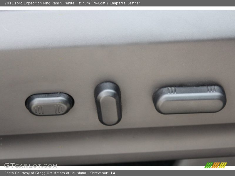 White Platinum Tri-Coat / Chaparral Leather 2011 Ford Expedition King Ranch
