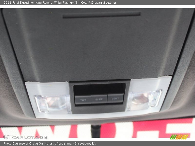 White Platinum Tri-Coat / Chaparral Leather 2011 Ford Expedition King Ranch