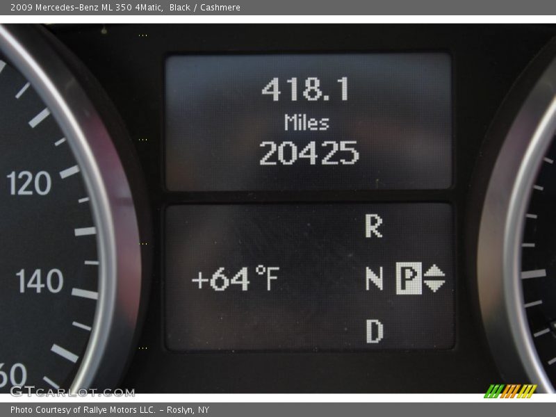 Black / Cashmere 2009 Mercedes-Benz ML 350 4Matic