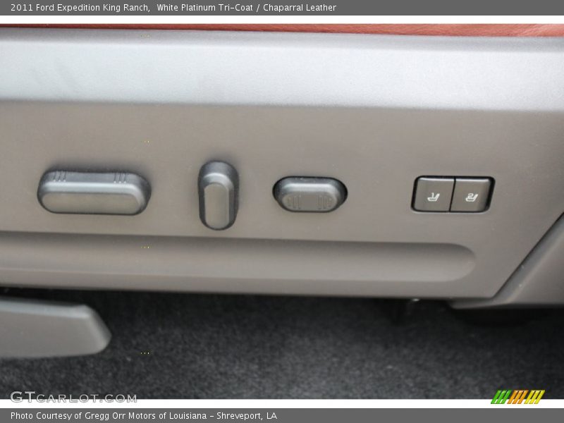 White Platinum Tri-Coat / Chaparral Leather 2011 Ford Expedition King Ranch
