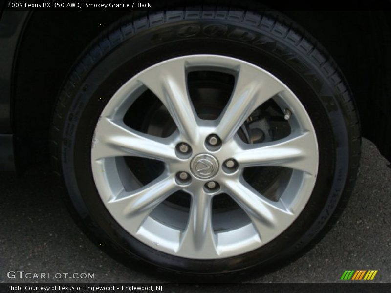 Smokey Granite / Black 2009 Lexus RX 350 AWD