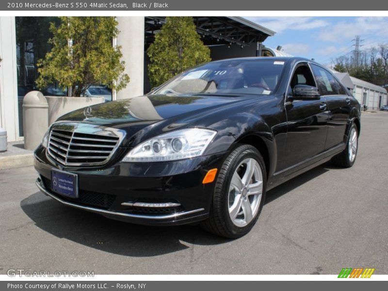 Black / Black 2010 Mercedes-Benz S 550 4Matic Sedan