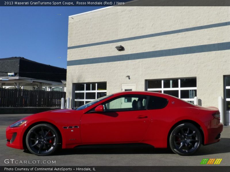 Rosso Mondiale (Red) / Nero 2013 Maserati GranTurismo Sport Coupe