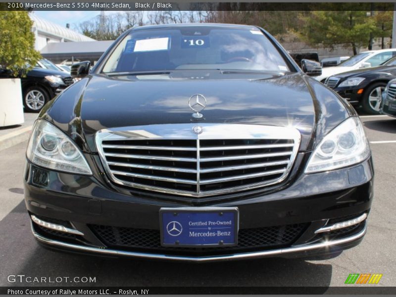 Black / Black 2010 Mercedes-Benz S 550 4Matic Sedan