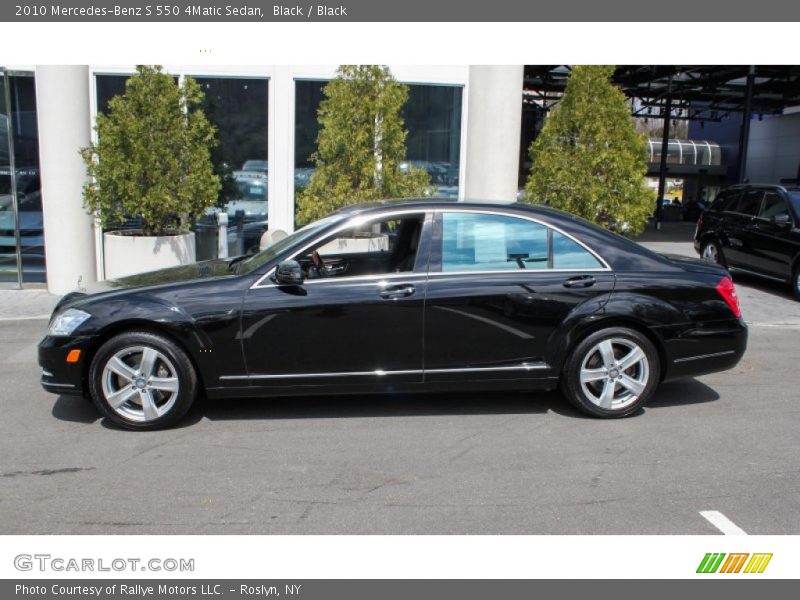 Black / Black 2010 Mercedes-Benz S 550 4Matic Sedan