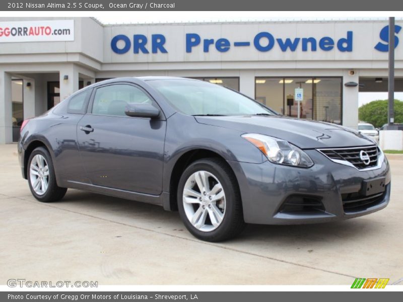 Ocean Gray / Charcoal 2012 Nissan Altima 2.5 S Coupe