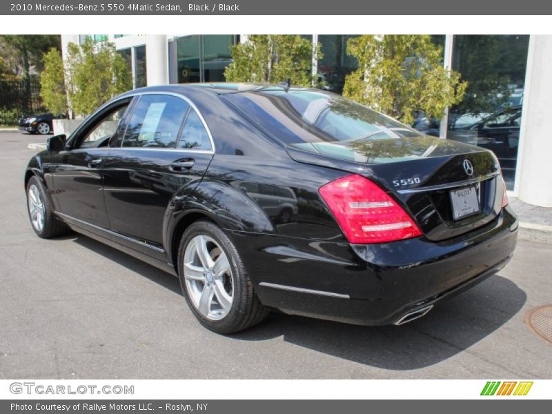 Black / Black 2010 Mercedes-Benz S 550 4Matic Sedan