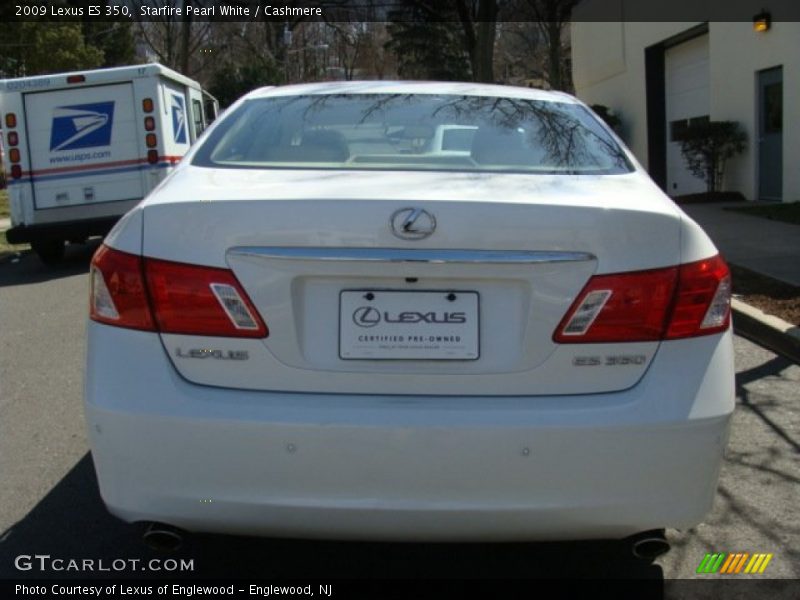 Starfire Pearl White / Cashmere 2009 Lexus ES 350